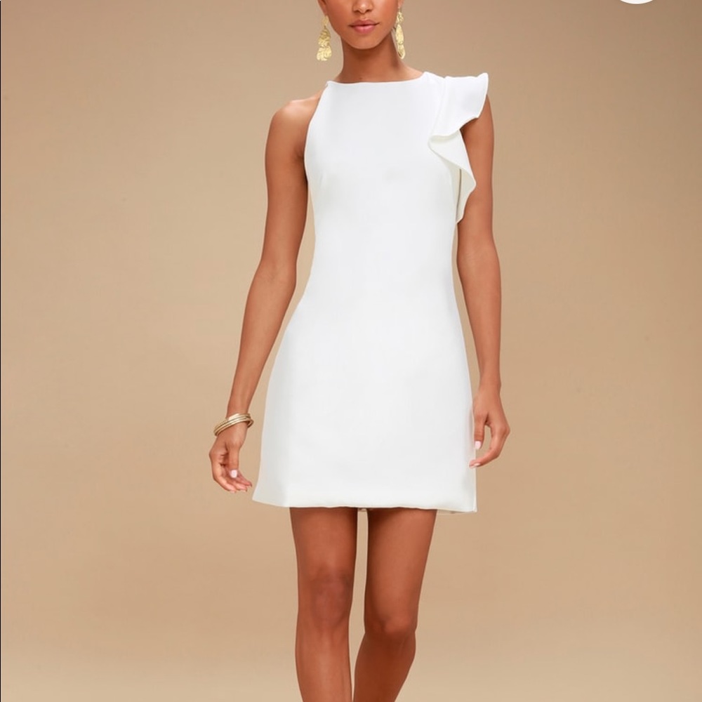 Lulus white dress